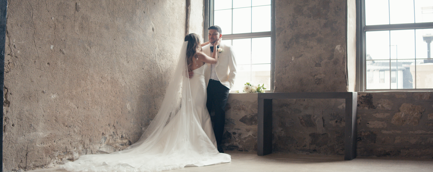 Laura & Kevin's Photoshoot just outside of Second Floor Events Studio in Downtown Toronto.