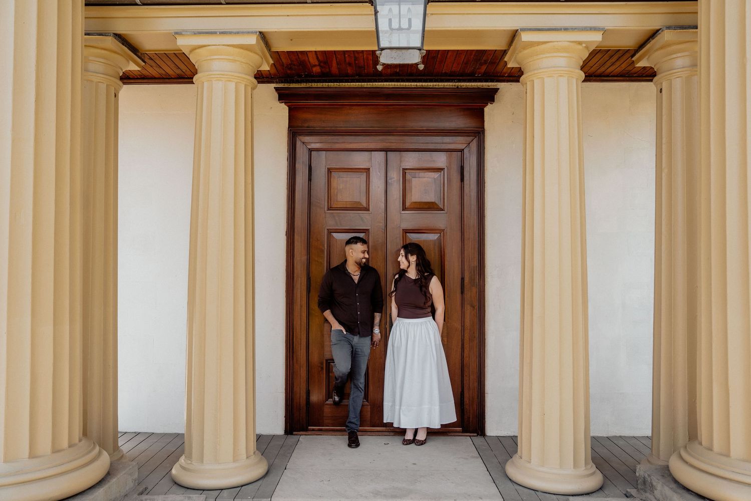 Laura & Kevin's Photoshoot just outside of Second Floor Events Studio in Downtown Toronto.