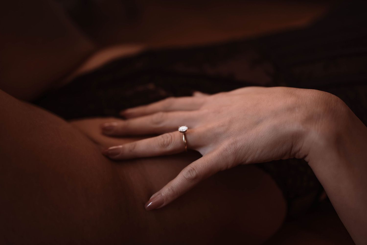 Women posing confidently boudoir photography  session in Hudson Valley NY studio