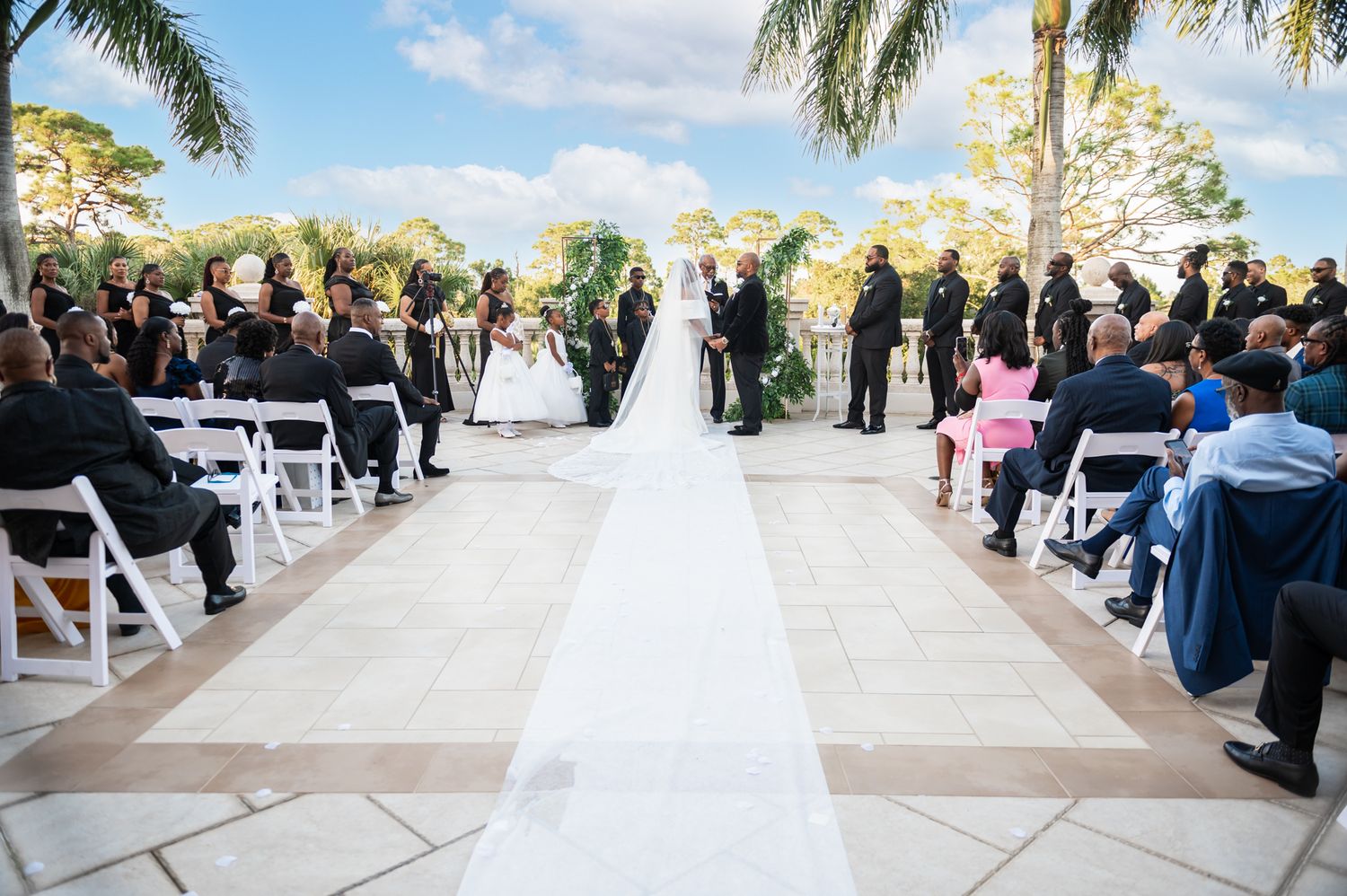 Luxury wedding ceremony at a premier Port St. Lucie venue—elegant décor, waterfront views, and timeless romance in South Florida light.