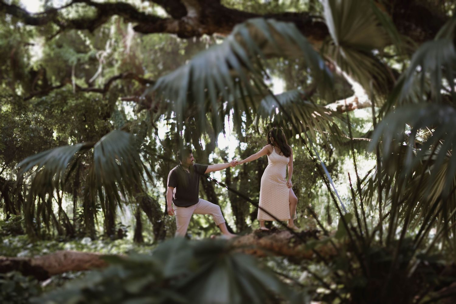 JeLau Photography Marisa Elias Maui Rain Forest Beach Hawaii Engagement Session