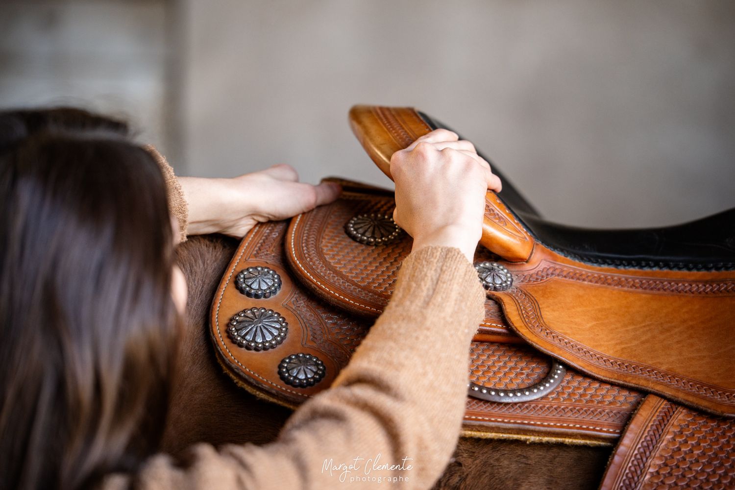 Séance photo saddle fitter Alsace