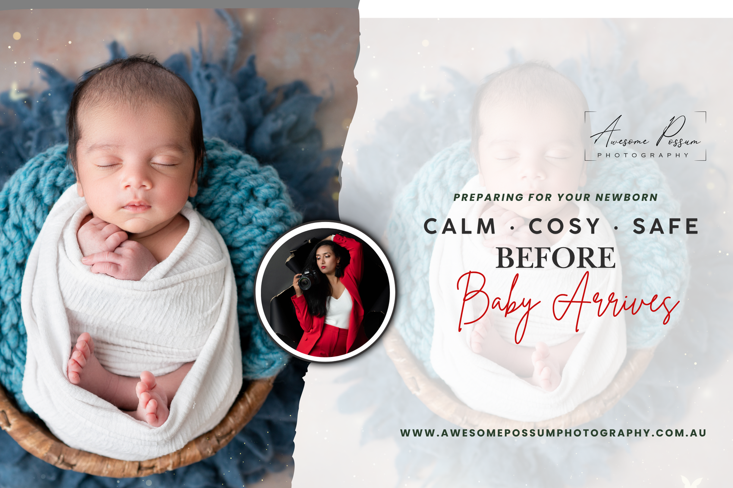 Sleeping baby photography, newborn photoshoot blog Melbourne