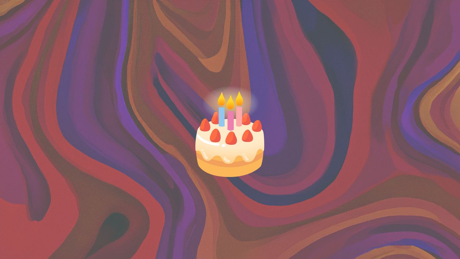 Abstract swirling pattern in vibrant rainbow colors with yellow accents creates a mesmerizing psychedelic design.