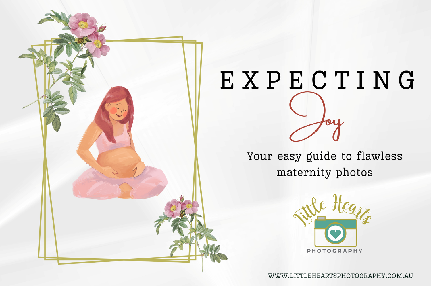 Vintage style photography banner showing camera logo and film strip for creative seasonal photoshoots in Sydney.