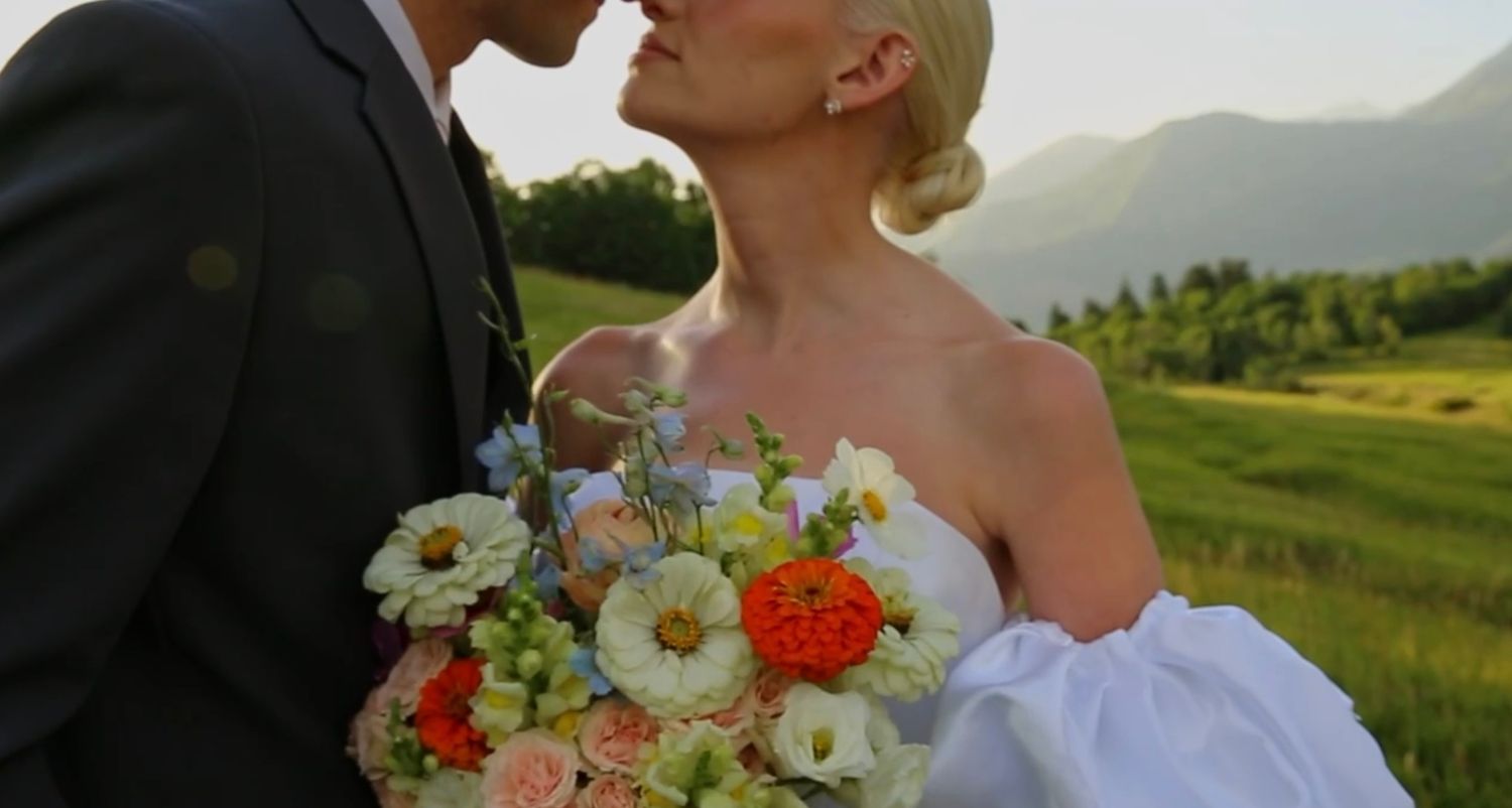 Engagement session videography in the mountains, Provo.