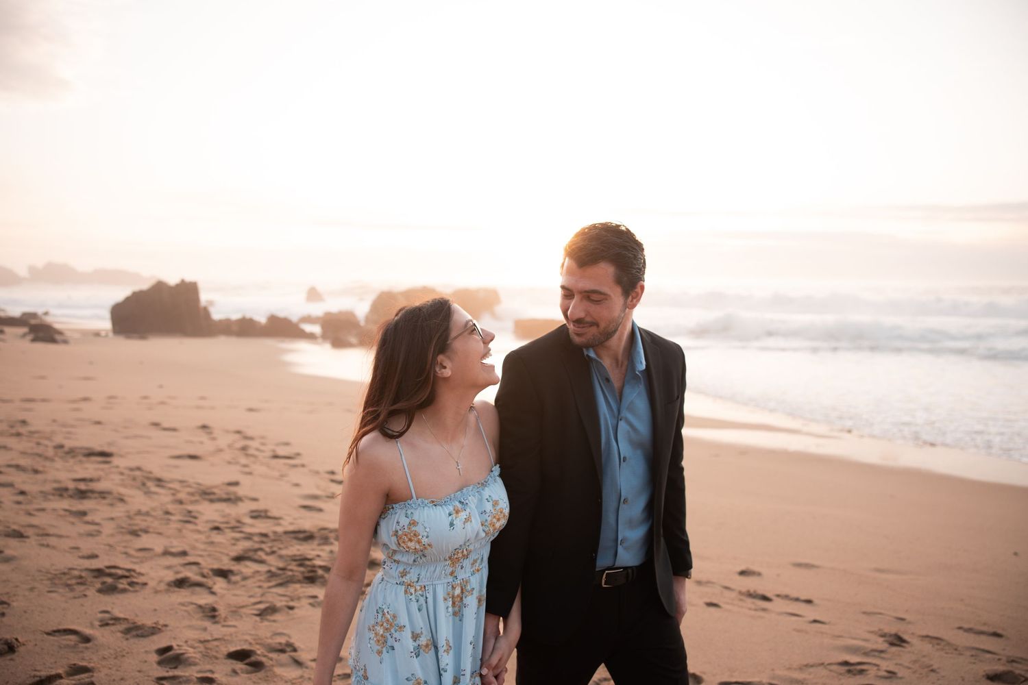 JeLau Photography Big Sur Beach Engagement Session California destination wedding photographer garrapata beach