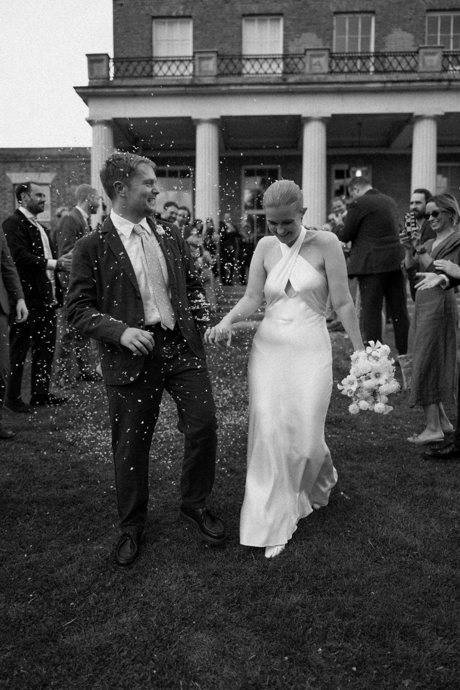 Confetti at Clissold House London wedding