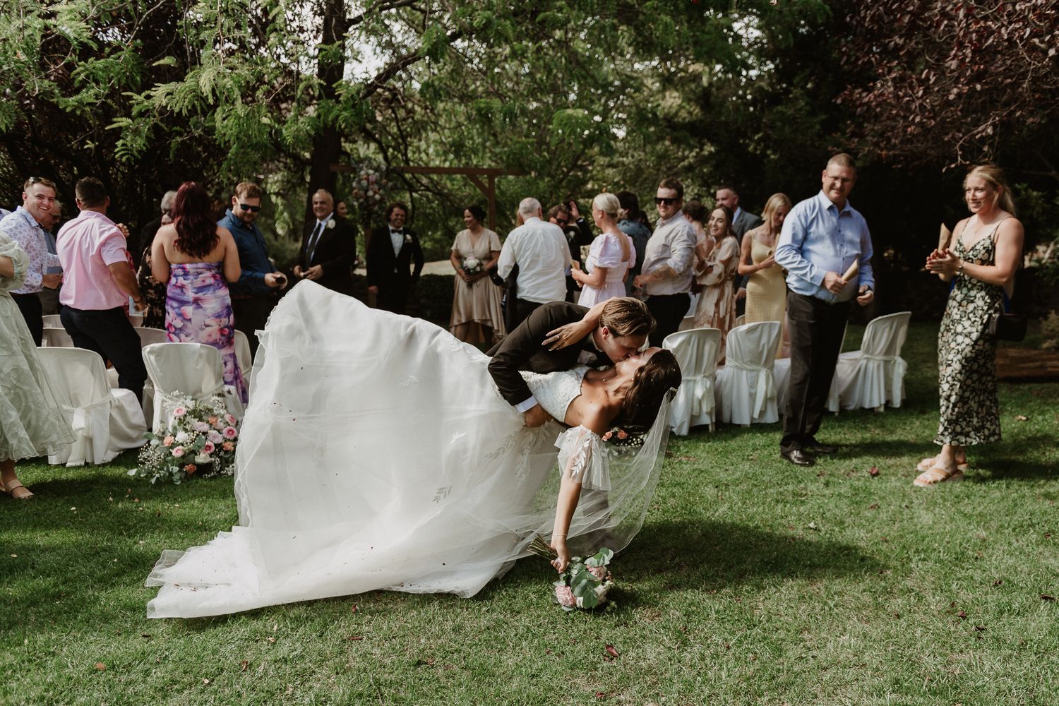 Elegant & sophisticated wedding in Tasmania. Situated at Stonefield, captured by wedding & elopement specialist Joss Jensen Photography