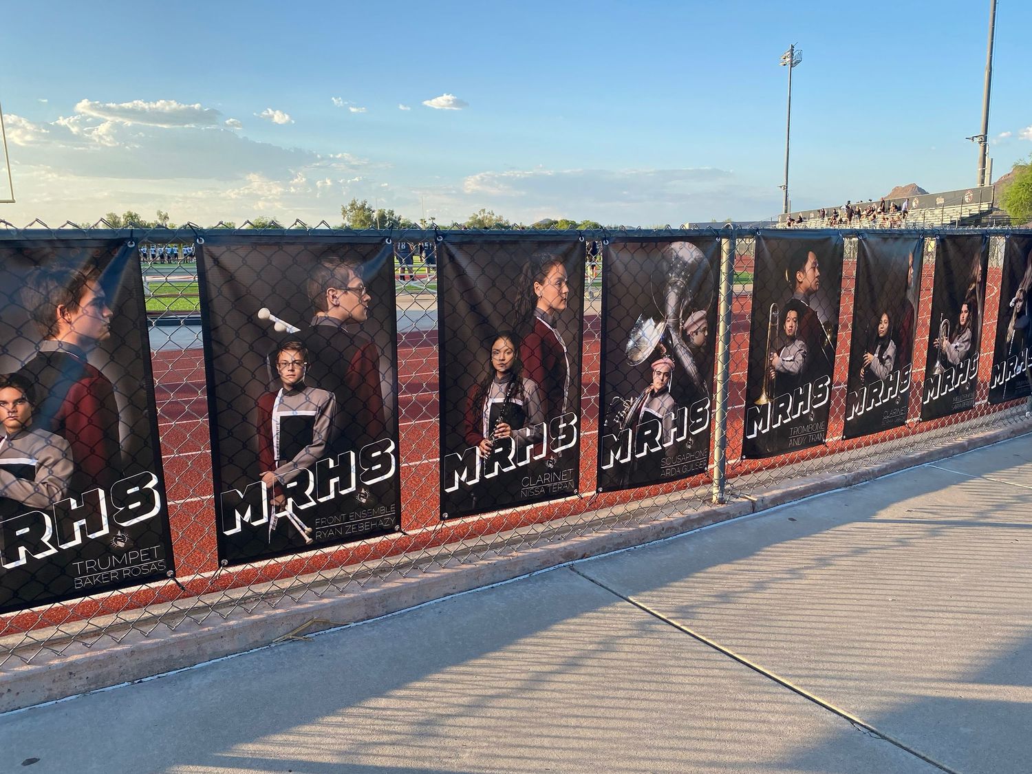 Phoenix Arizona Team Sports Banner Pictures by Anjeanette Photography Graduation High School Seniors AZ  Sports Banner