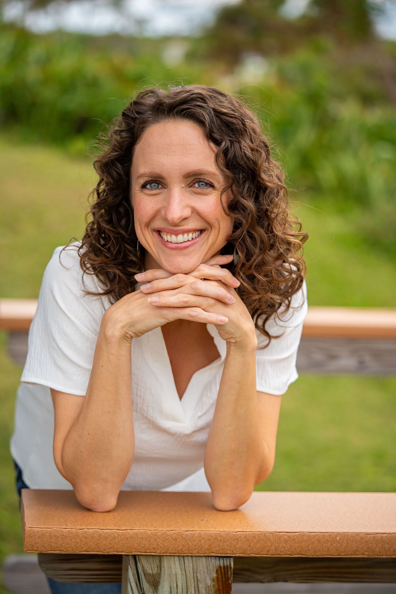 A headshot of my sister, Casey, at Dubois Park in Jupiter, Florida.