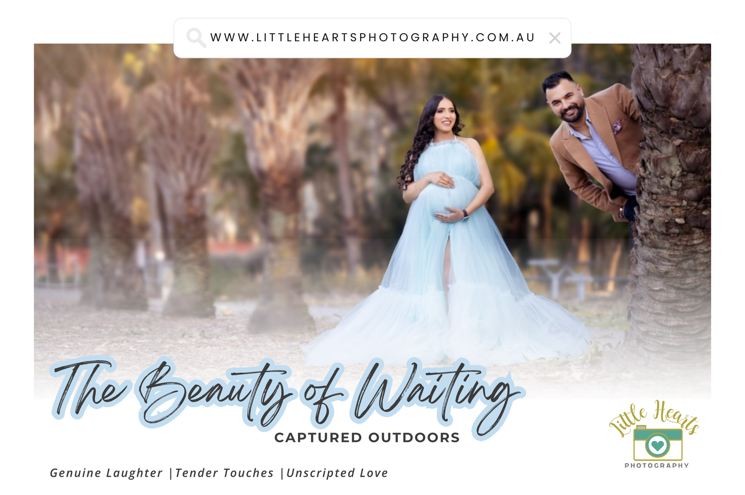 Vintage-style photography banner showing camera logo and film strip for creative seasonal photoshoots in Sydney.