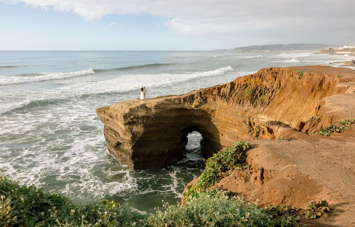 Sunset Cliffs engagement photos San Diego California