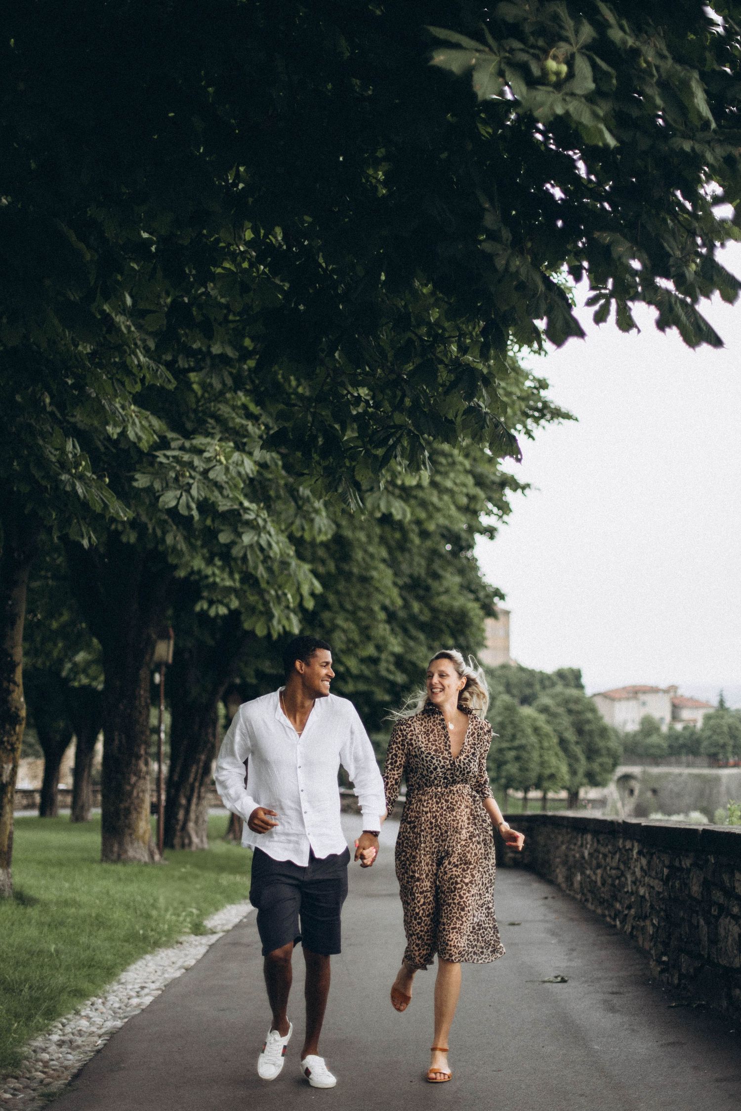 Cinematic and heartfelt couple shoot in Bergamo, Italy
