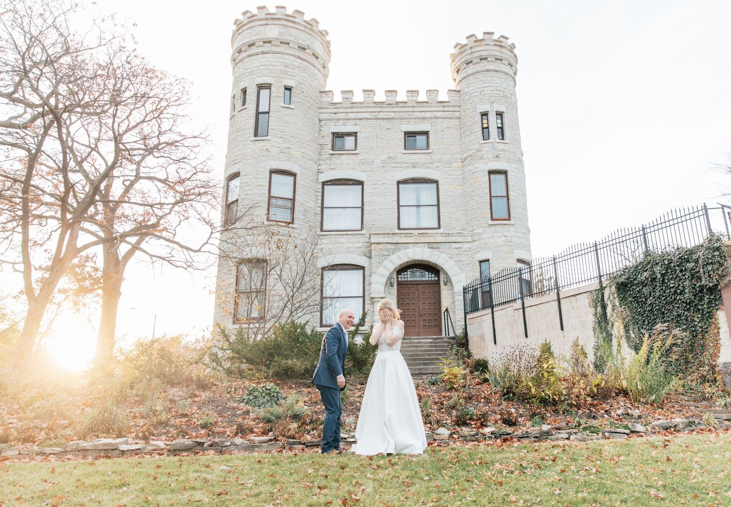 castle wedding venue in midwest near downtown Chicago, Illinois