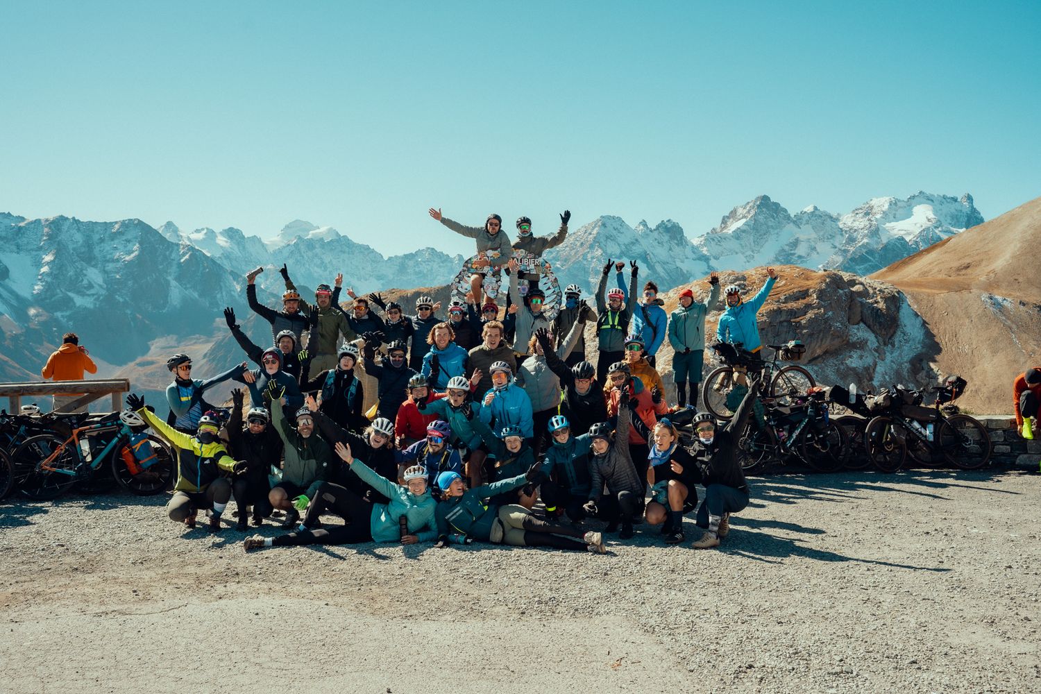 photo lors d'un bivouac de bikepacker