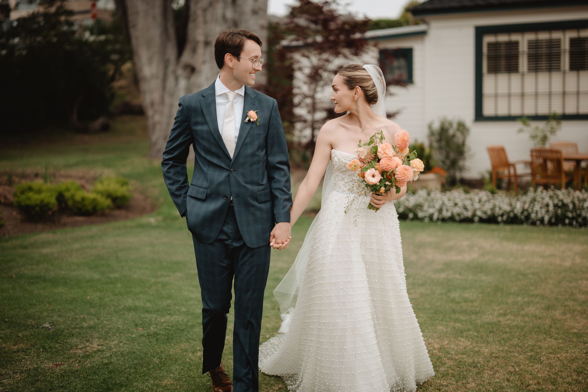 alex and claire's Carmel Micro Wedding