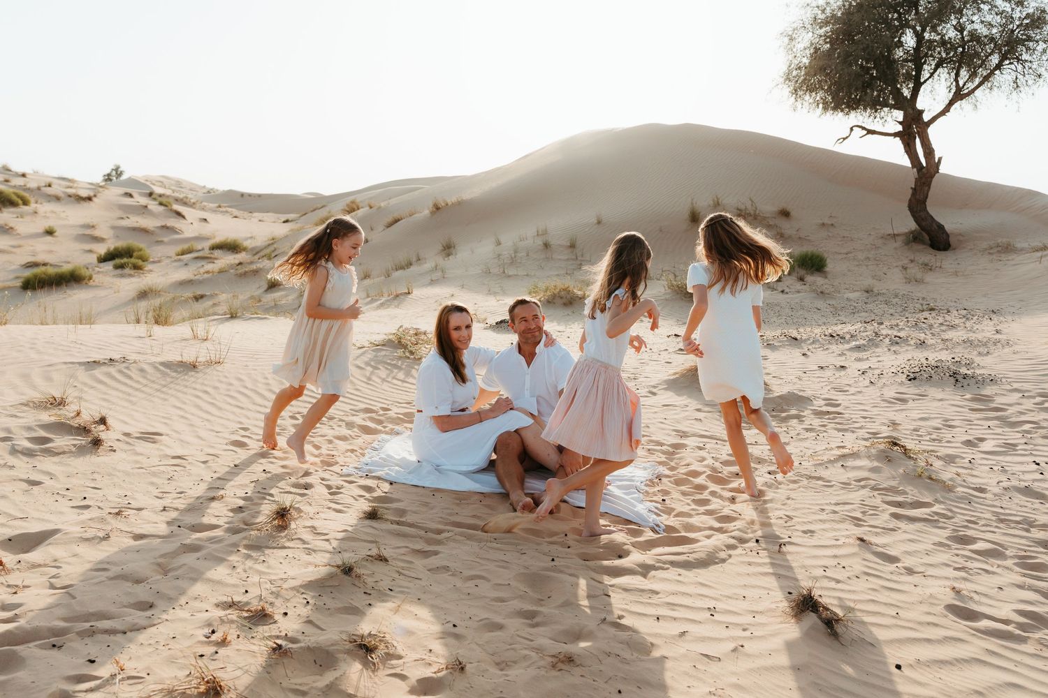 Fun Desert family photoshoot in abu dhabi uae lifestyle