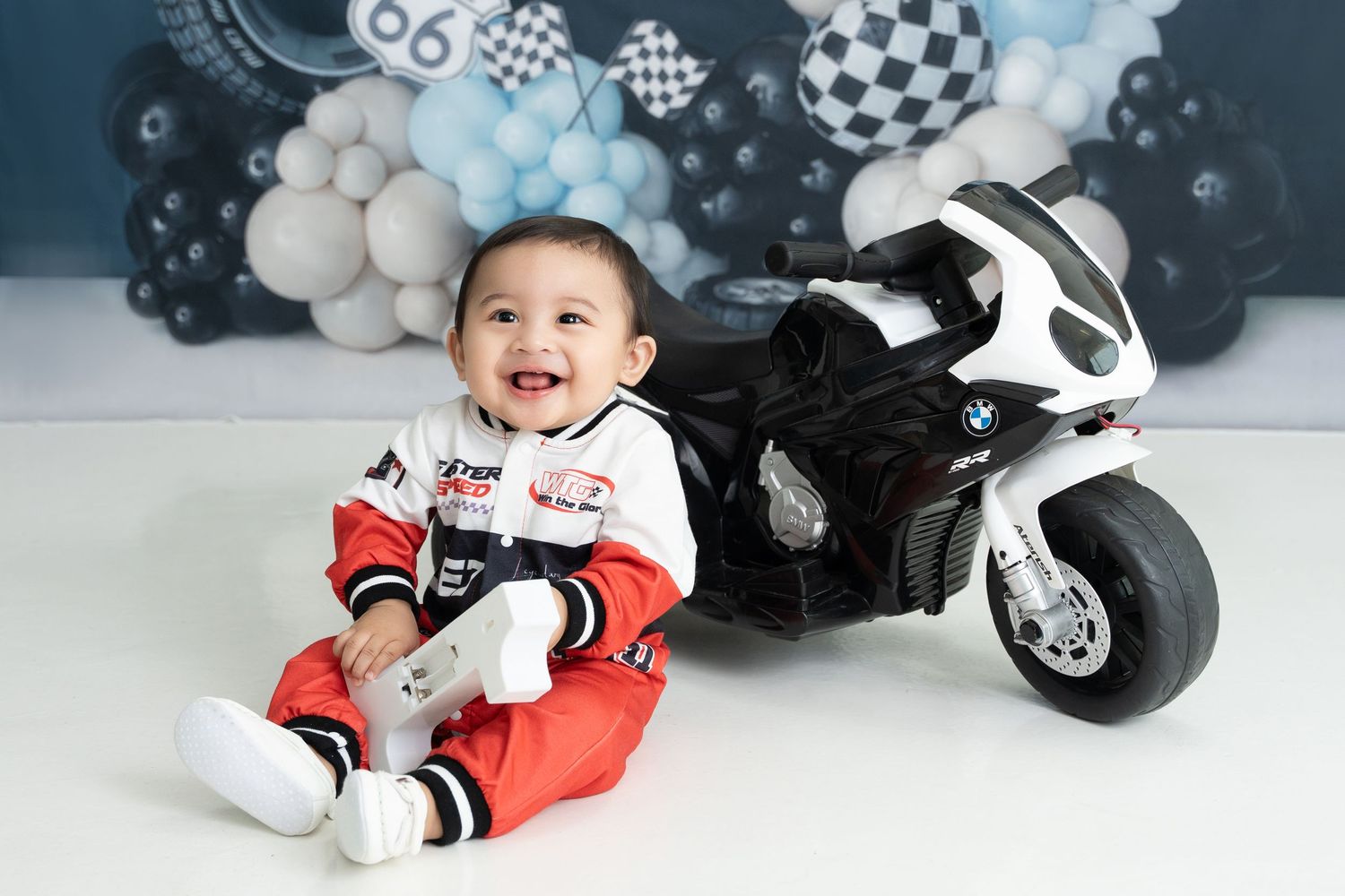 Professional newborn photoshoot Dubai in studio setting