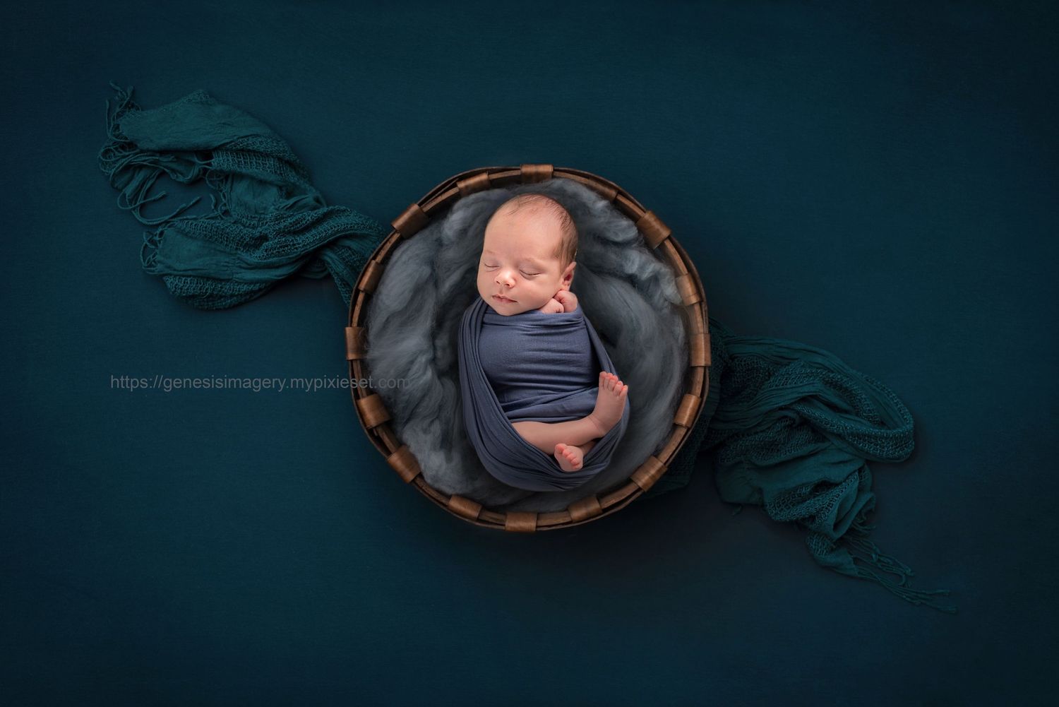 Fine art newborn photography Gold Coast using luxury hand-crafted props.