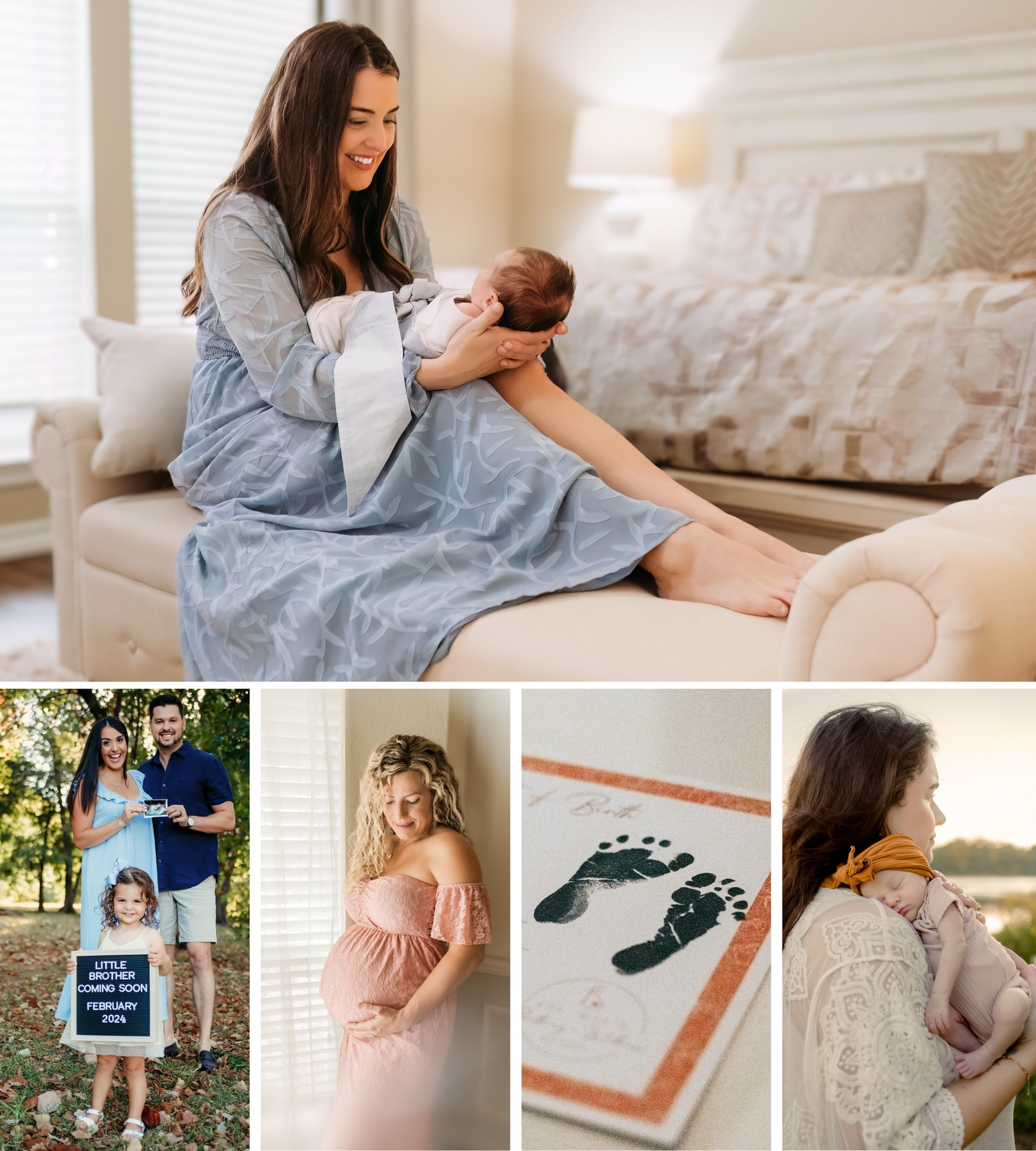 Keller, TX motherhood photographer capturing all of the special moments from bump to baby and more
