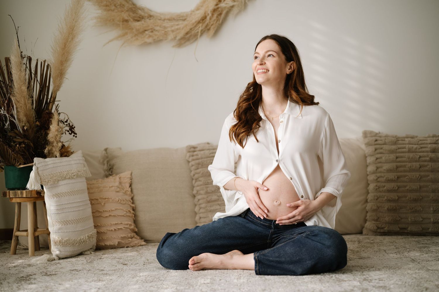 come vestirsi per un servizio maternity in studio a Verona