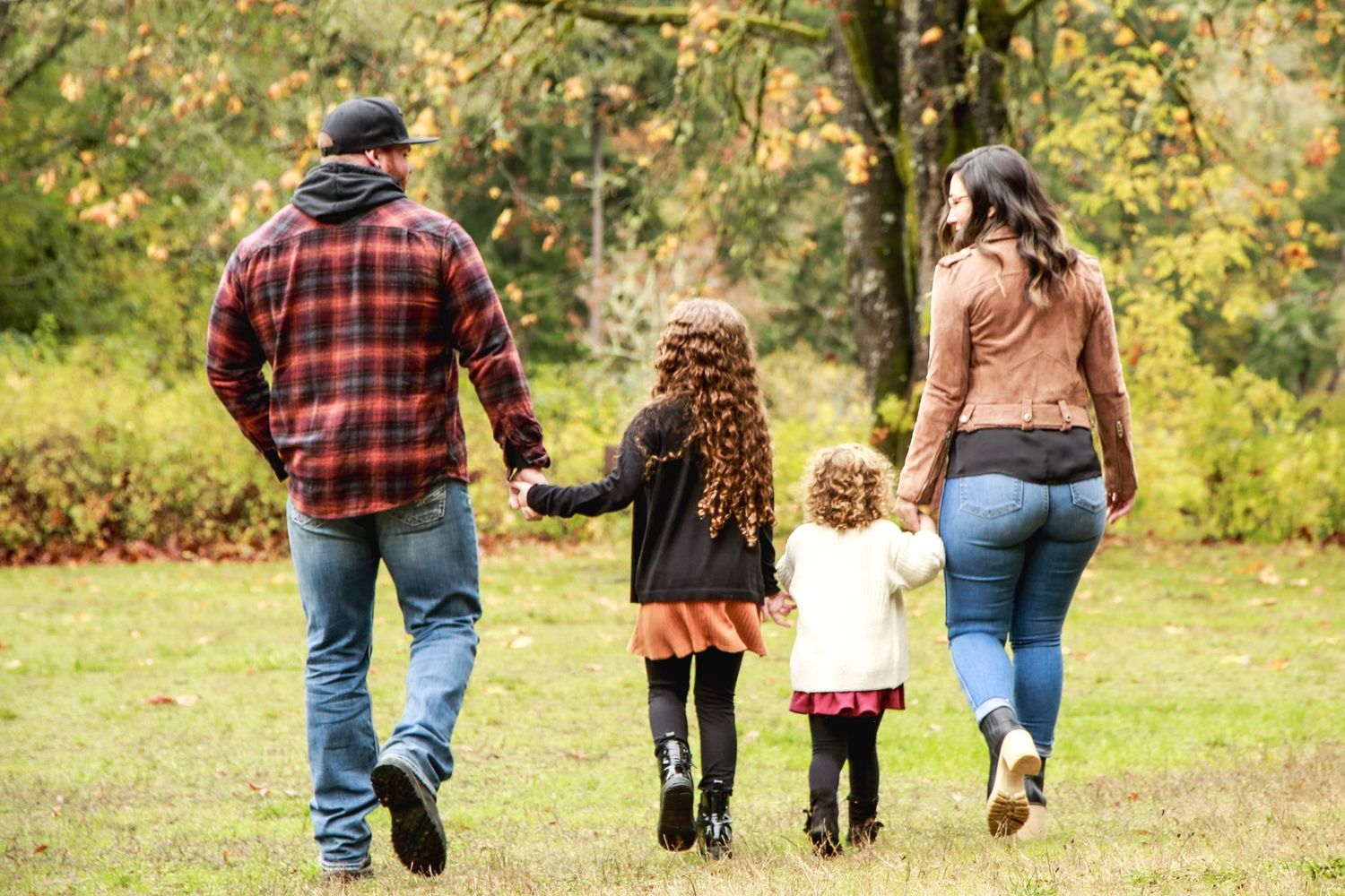 Candid family moment captured during outdoor San Diego family photography session.