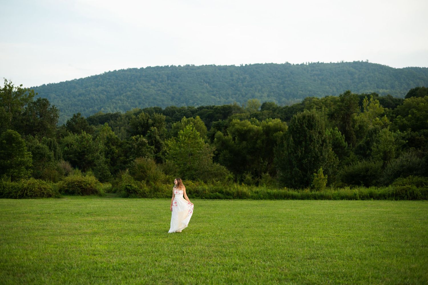 Outside senior portrait