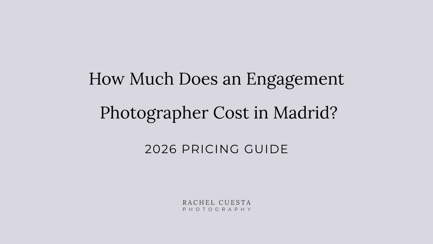 Three white wedding photography pricing guide book covers arranged in a row against a light gray background.