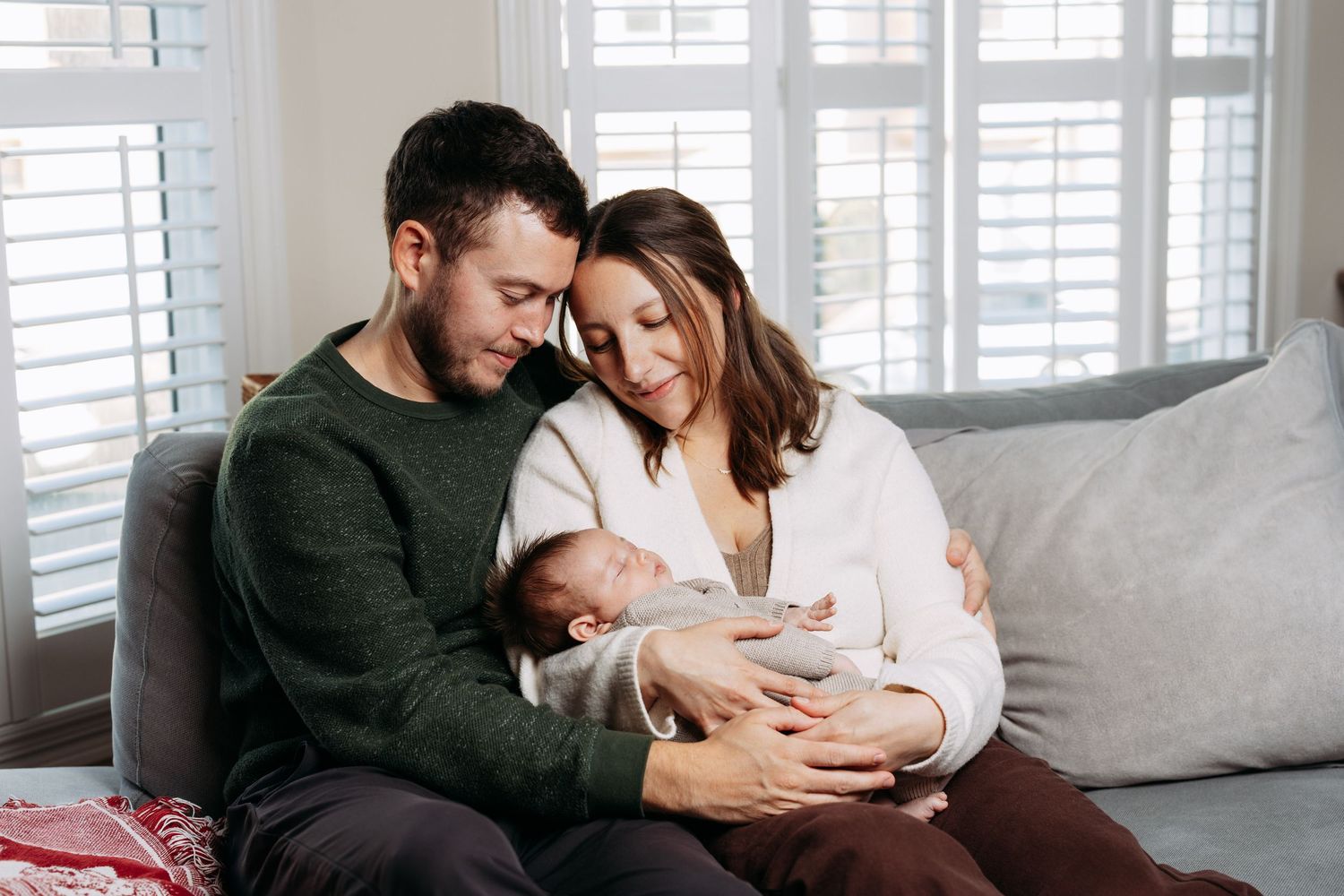 San Francisco in-home newborn portraits