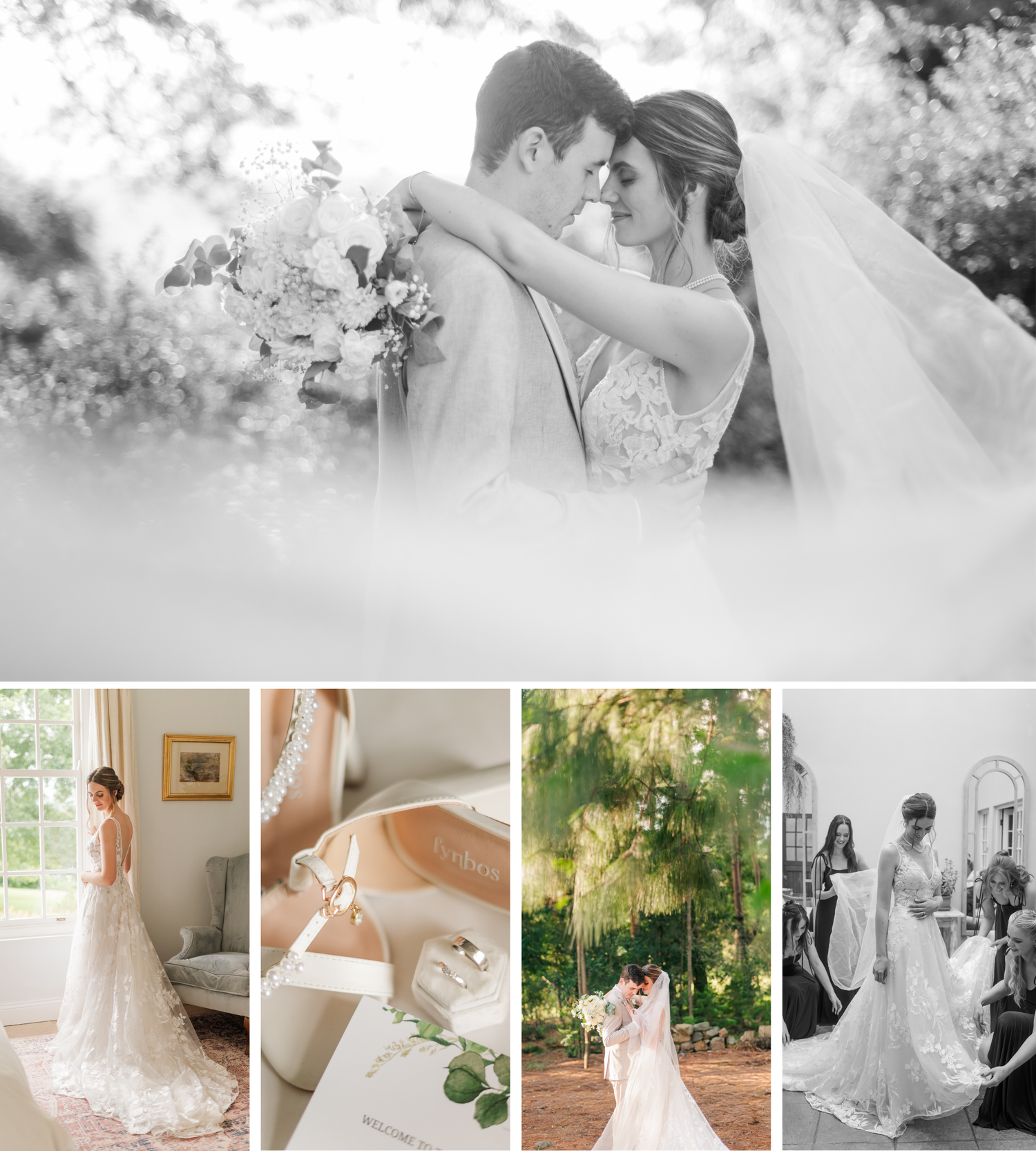 Romantic wedding Providence Country estate