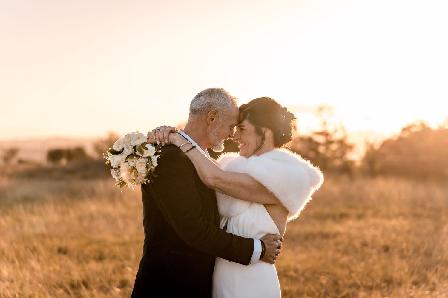Golden Hour bride and groom at Hawkes Bay Napier Hill