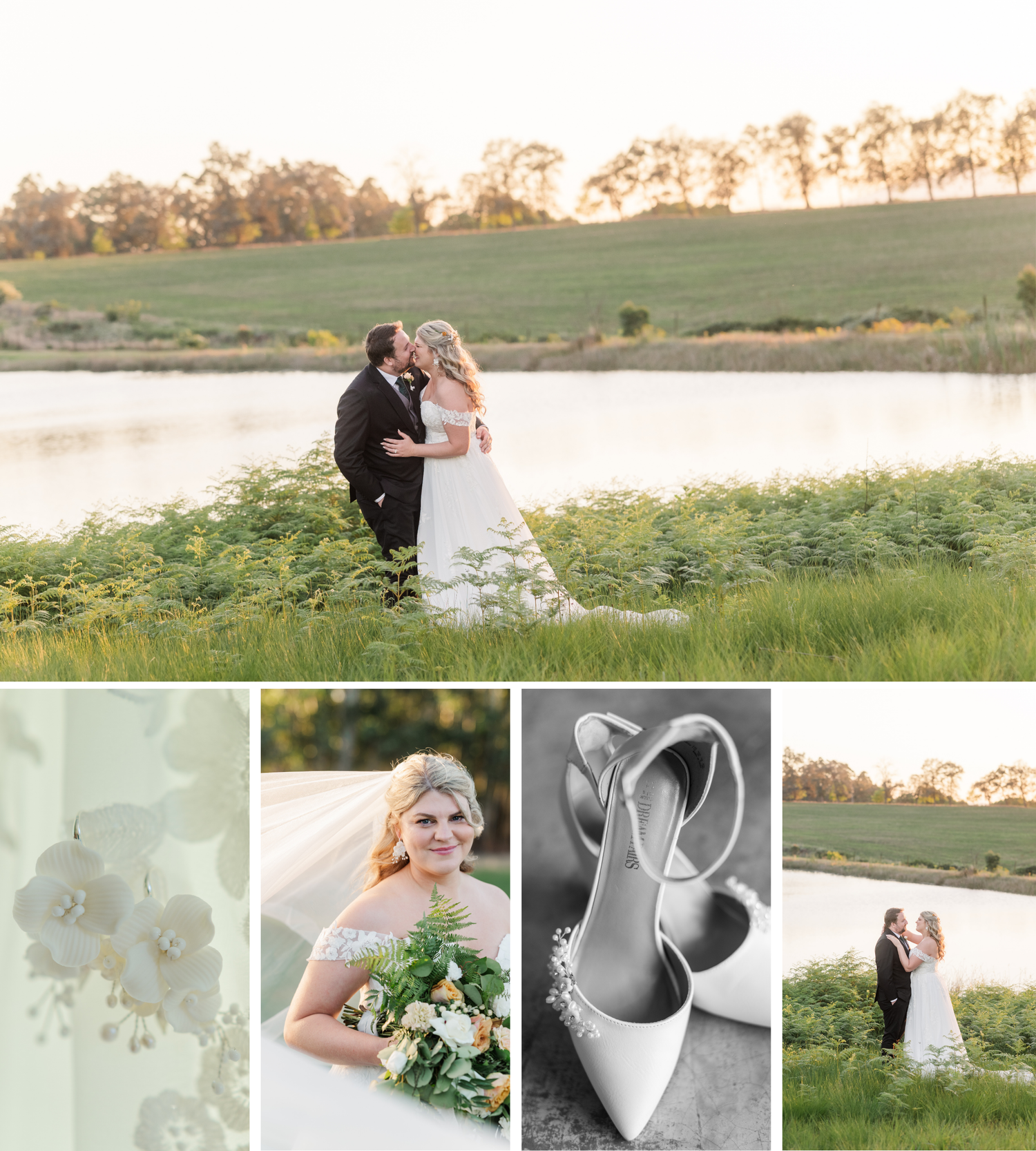 Romantic wedding at Haycroft farm in the Midlands