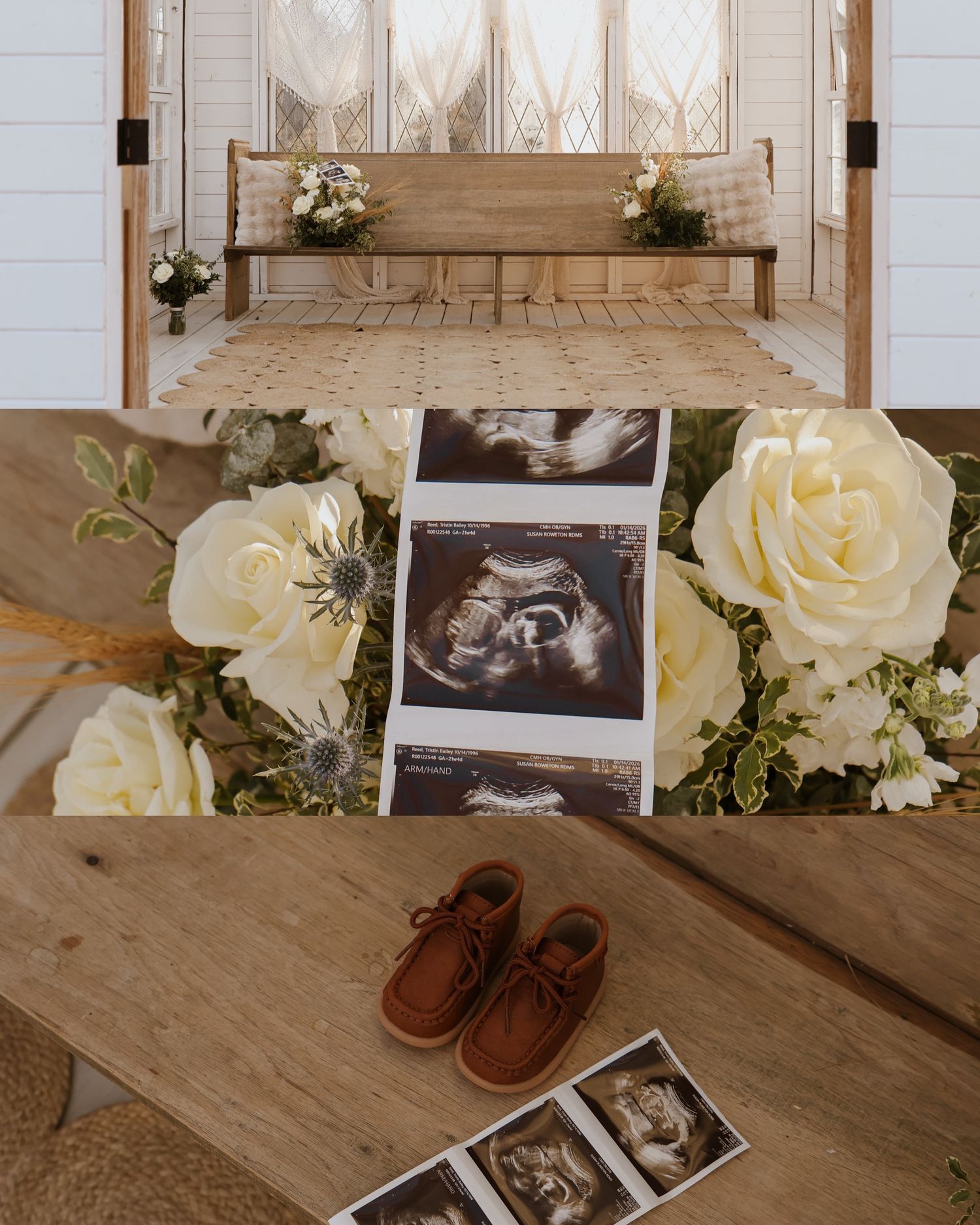 Nostalgic photography session in a dreamy greenhouse with warm tones