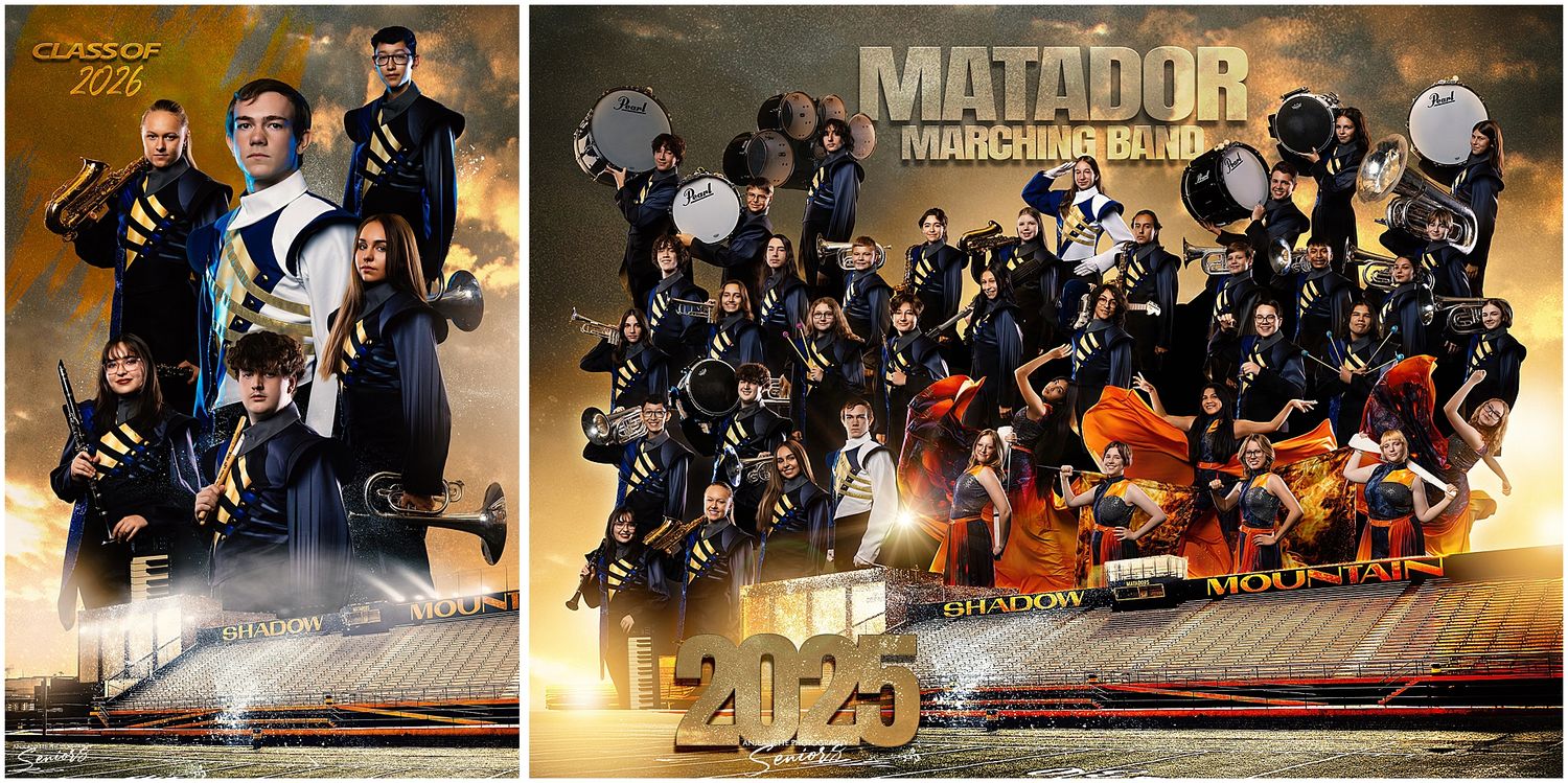 AZMBA WGAZ ABODA AZ Banners Marching Band group photos Pictures Phoenix Anjeanette Photography senior pictures