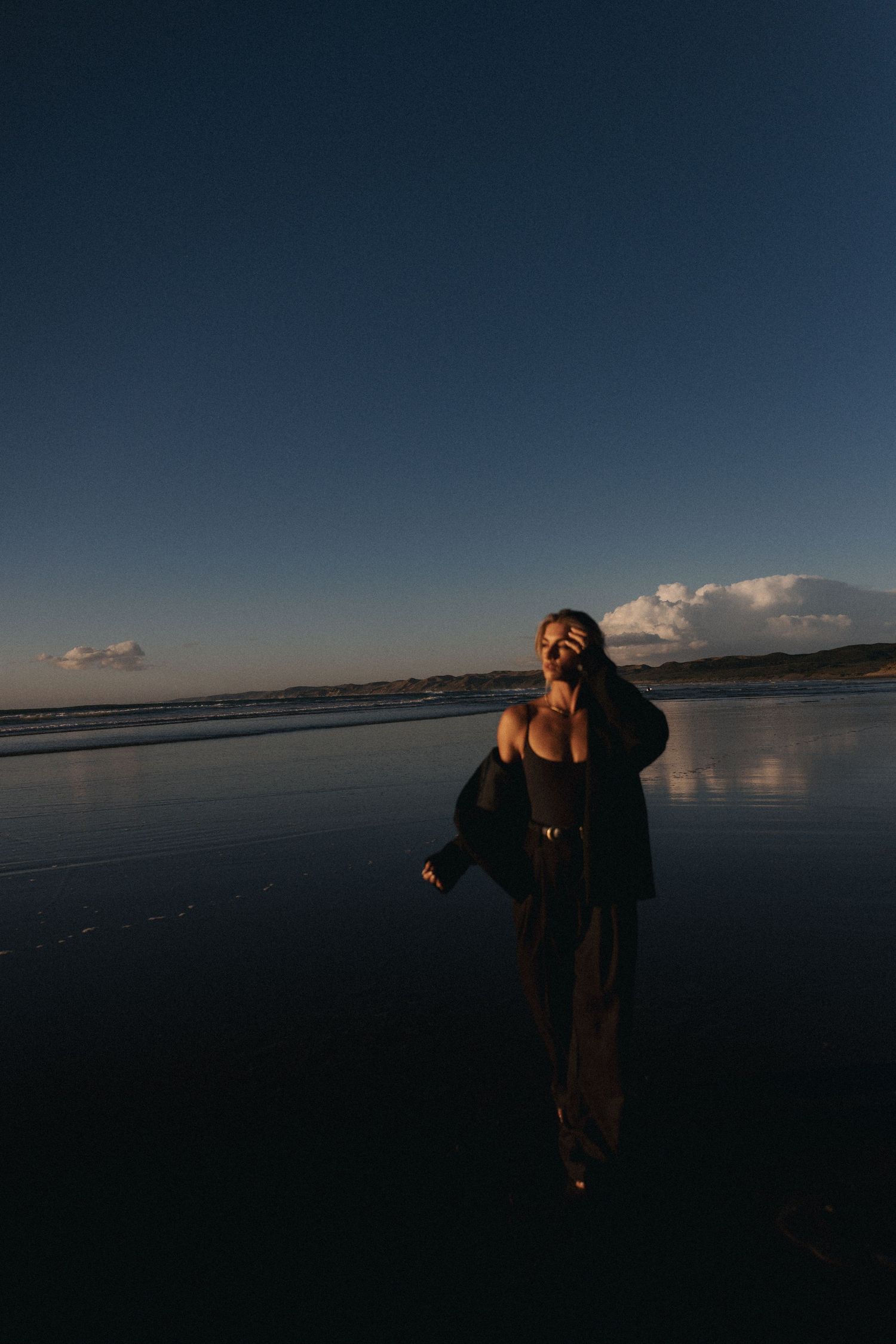 Raglan photographer — outdoor women's portrait session at golden hour and why New Zealand is the best place in the world for your portraits!