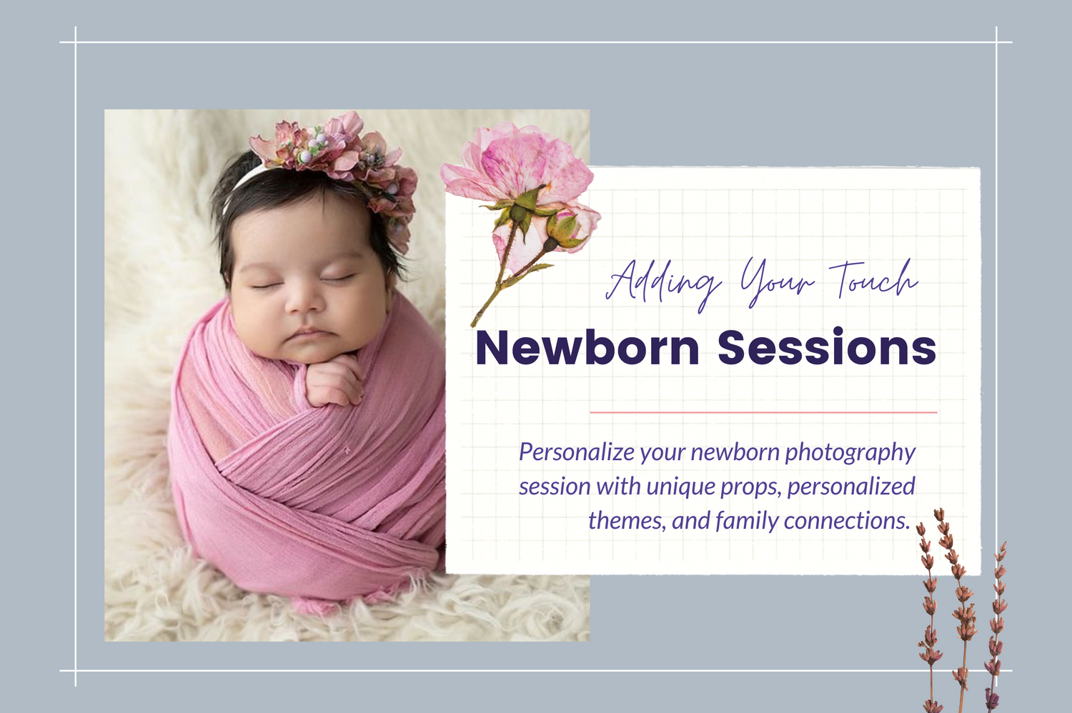 Creative Ideas for Adding Your Touch Newborn Sessions