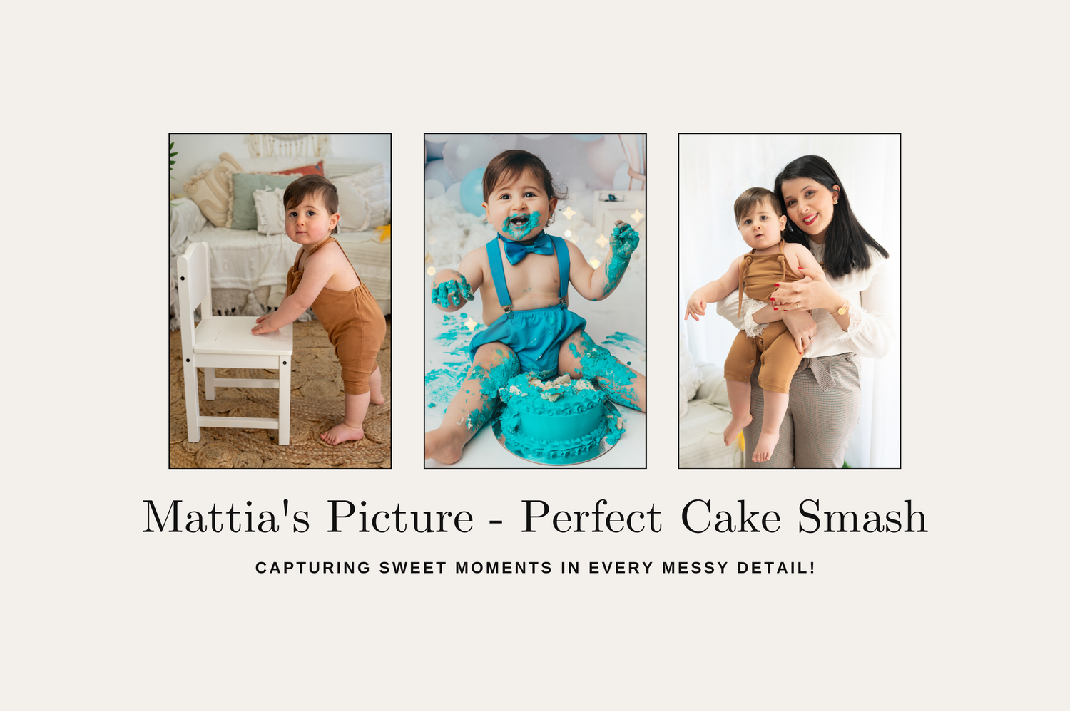 Mattia’s Delightful Cake Smash Photography