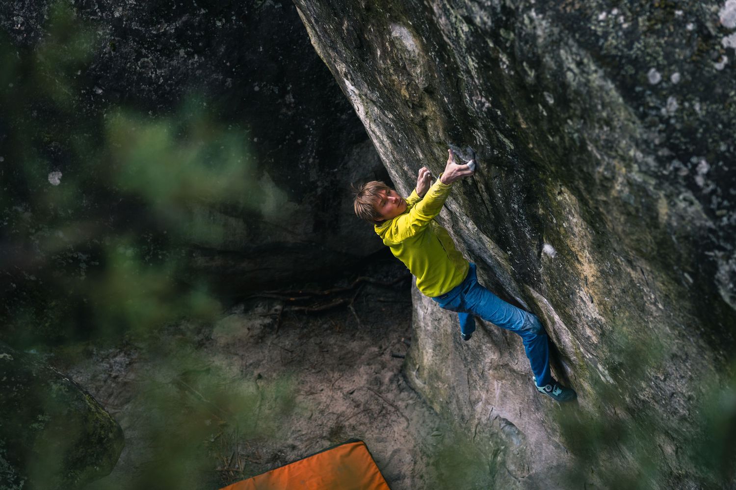 Jordan Cannon climbing Toxic in Smith Rock, USA.