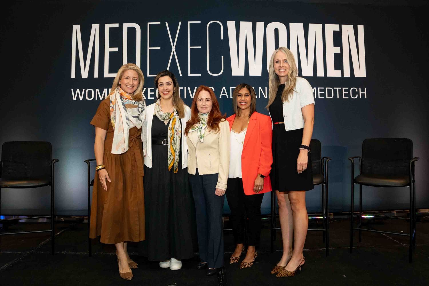 MedExecWomen Board at their conference in Boston’s Seaport in 2025 with Leah Ramuglia Photography.