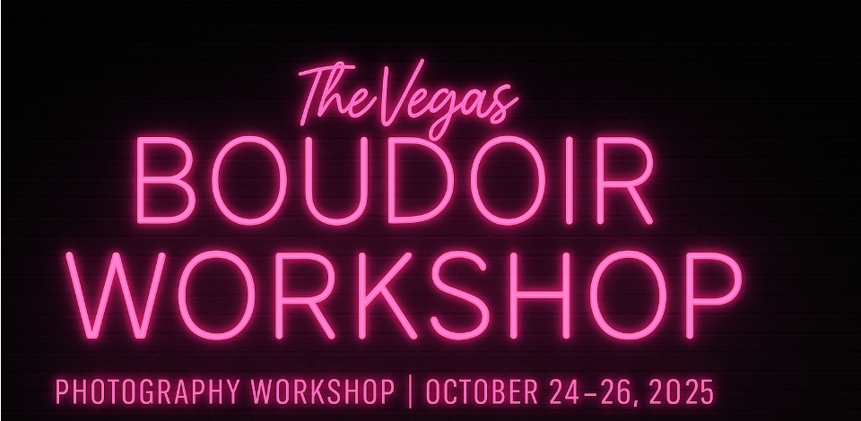 Vegas Boudoir Workshop marketing photo for 2025