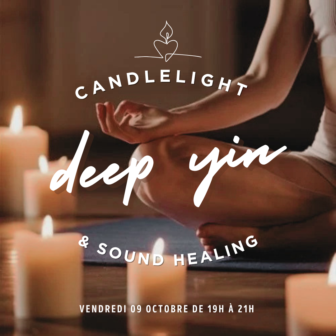 Candlelight deep yin & sound healing_Yoga Korner