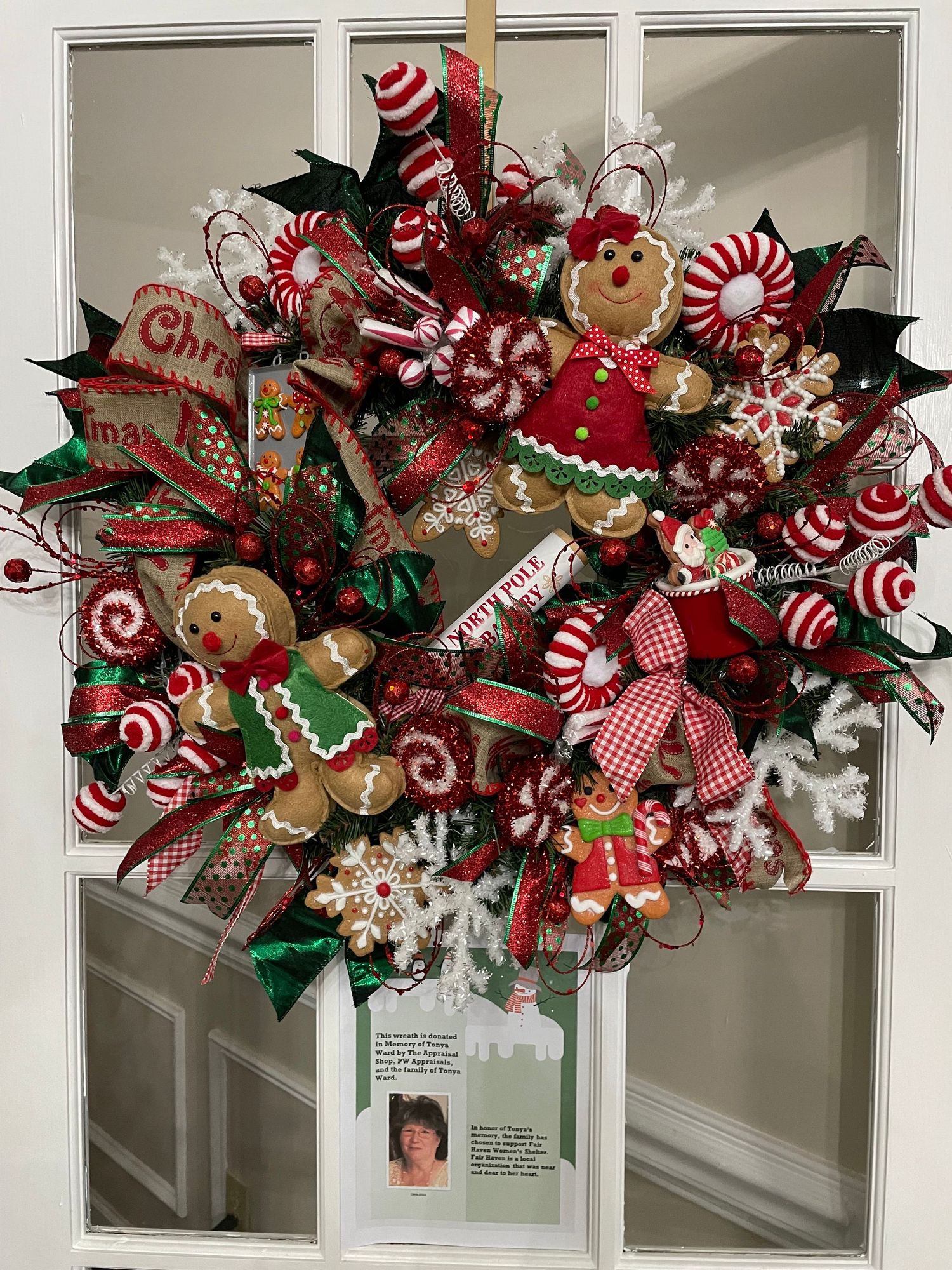 Trees of Light wreath to help local charities at our beautiful wedding and event venue in Screven GA, Wayne County, and surrounding areas.