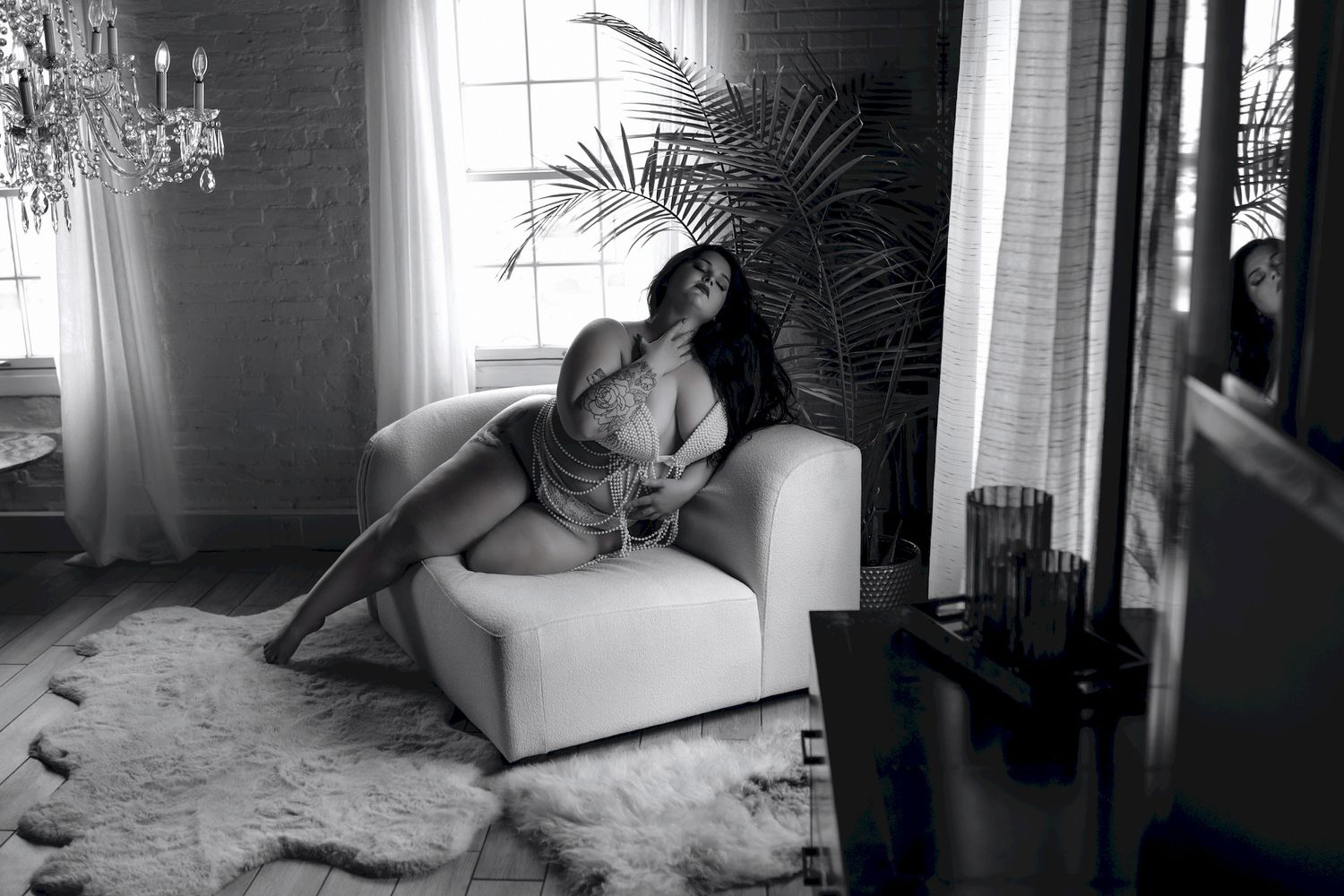 A Blush Boudoir session