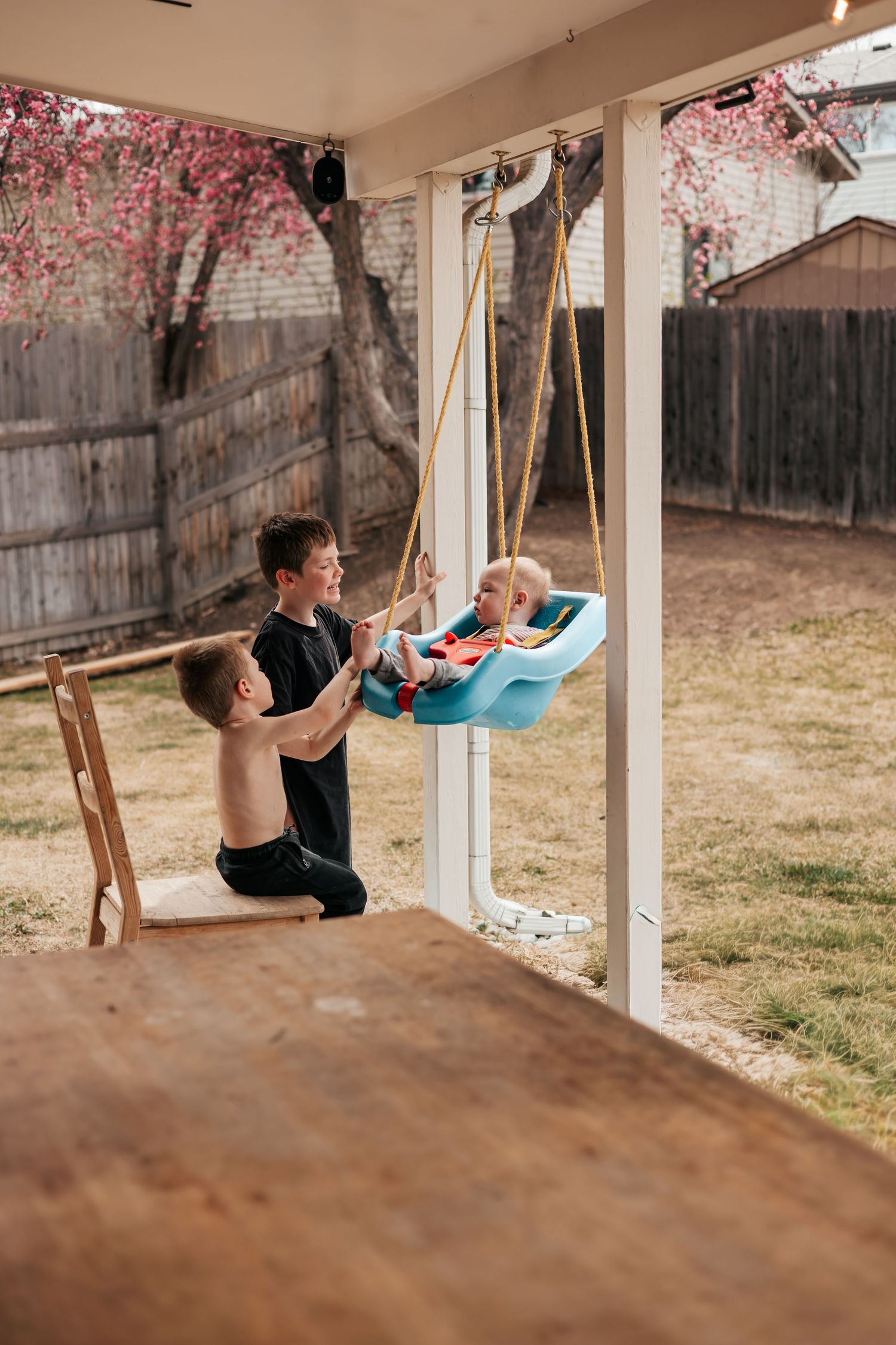 Young child playing outside | Westminster Colorado Photographer