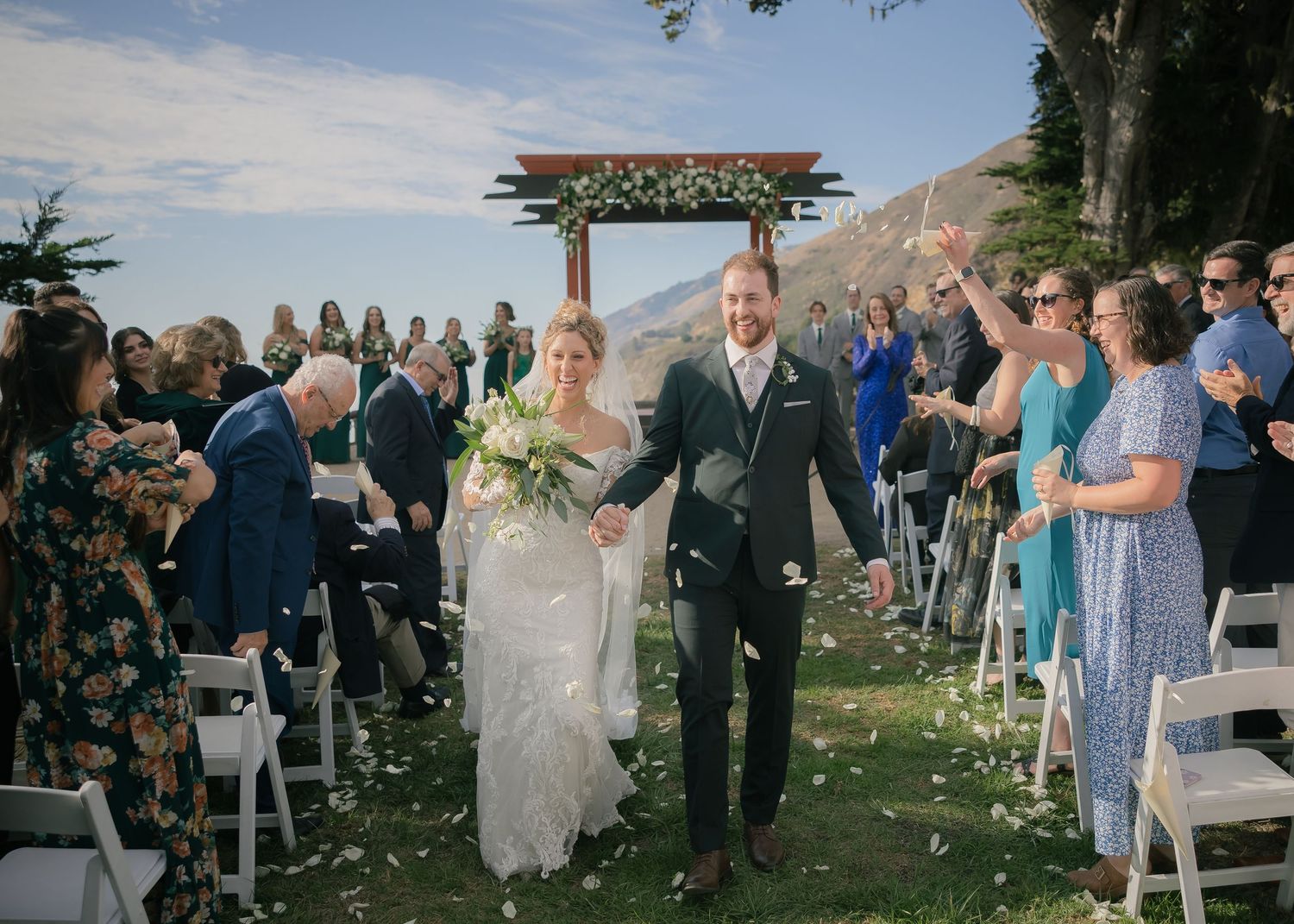 Big Sur Wedding Photographer at Ragged Point in Carmel, California, from Paso Robles and San Luis Obispo