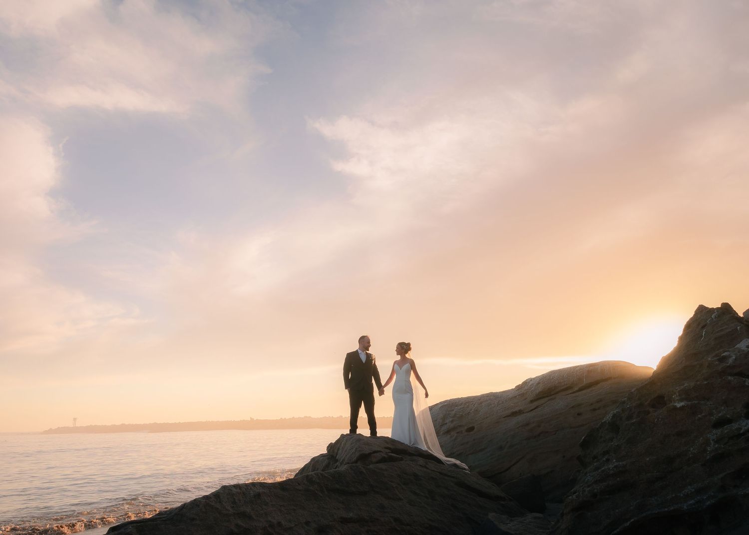 Sunset Wedding in Morro Bay in San Luis Obispo, California