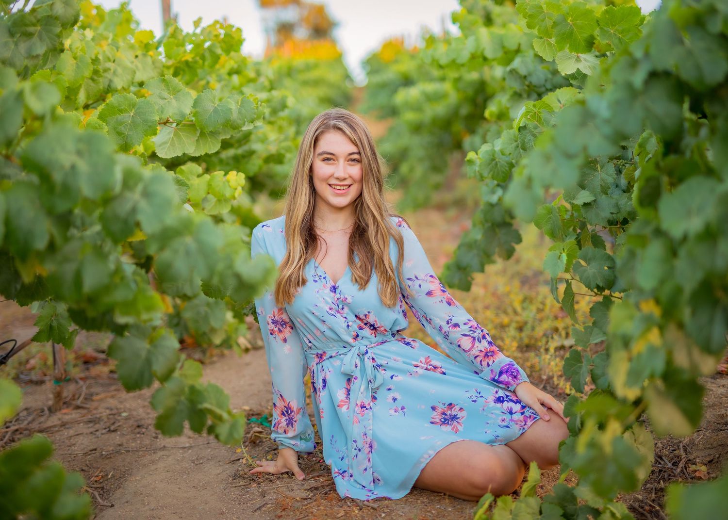 Vineyard Senior Photos