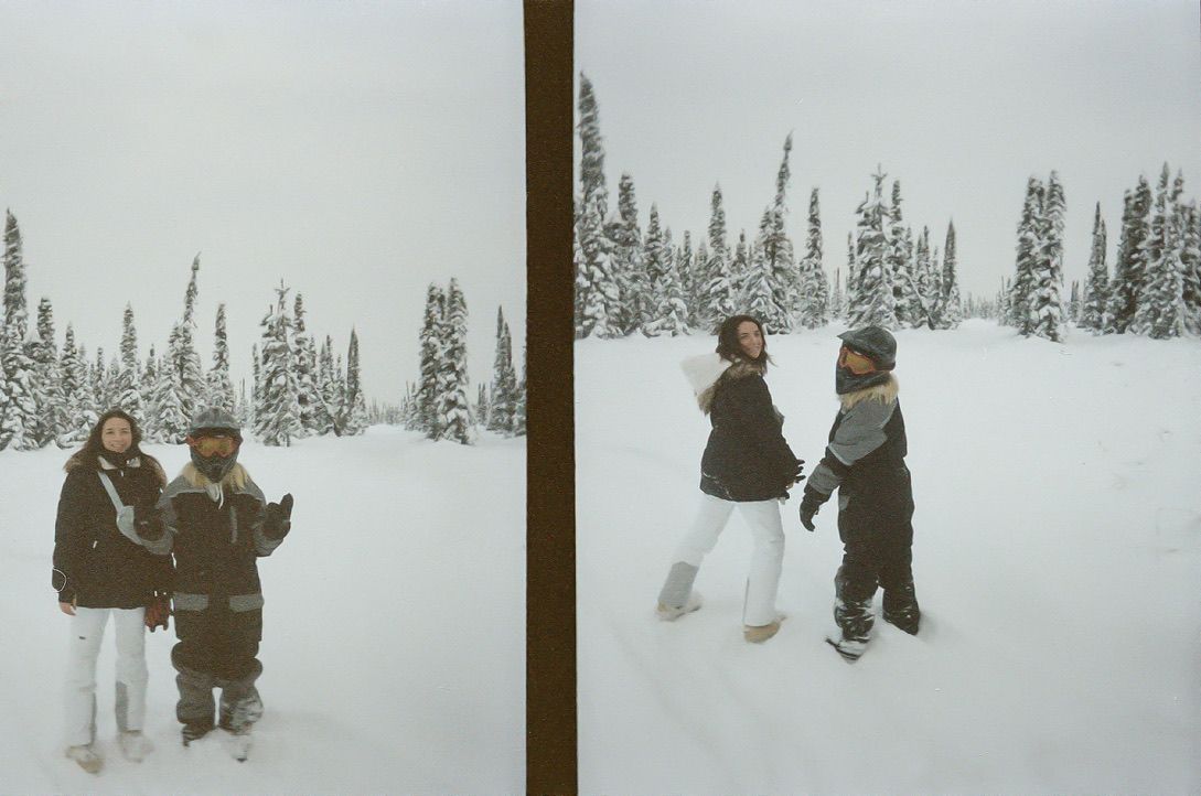 Travel photographer Athena Arnold on 35mm film in snowy Alaska.