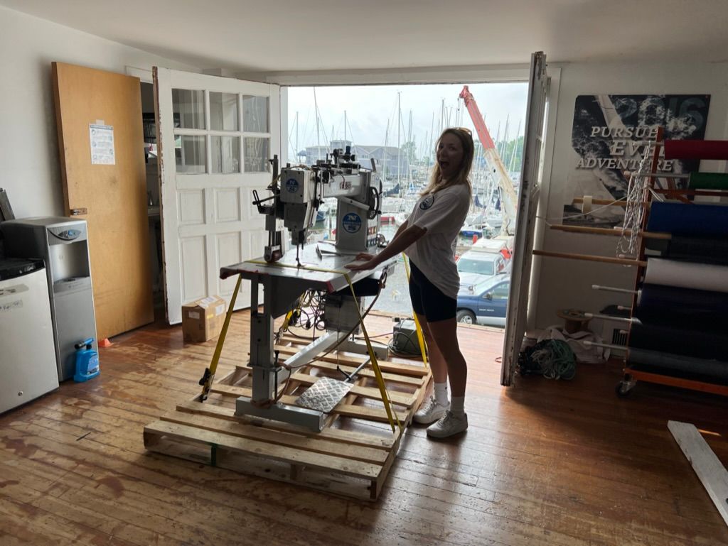 Athena Arnold marine lifestyle photographer working for North Sails as a sailmaker.